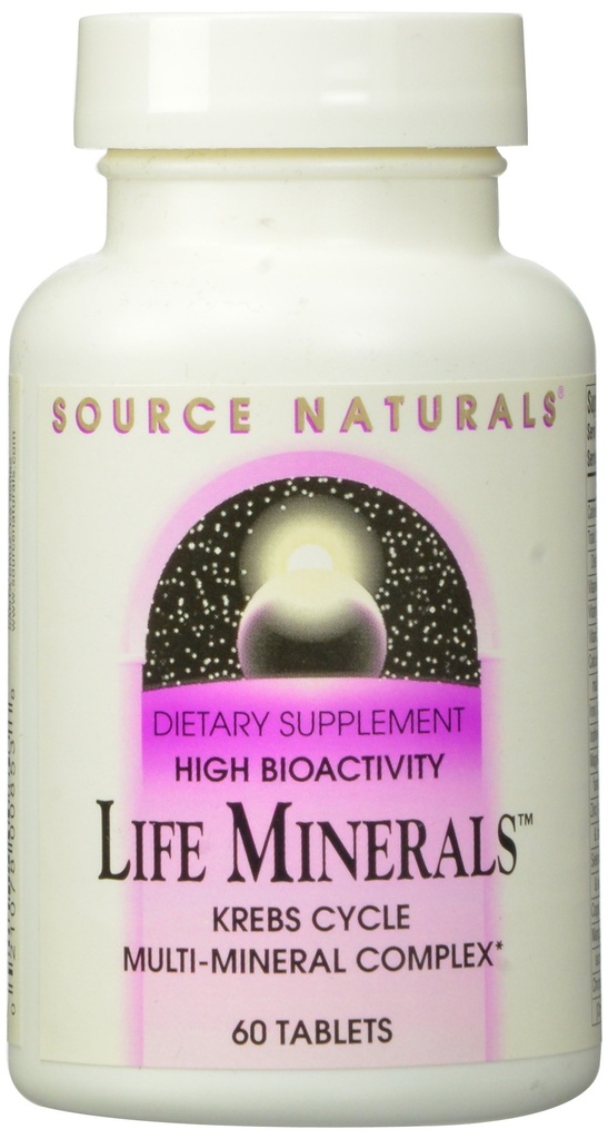 Bron Naturals Life Minerals, Krebs Cycle Multi-Mineral Complex,60 Tablets