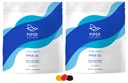 Piper LDL Force clinique Gummies de cholestérol sain (2280 mg d'esters de stérol par jour): Deux paquets chacun avec 60 Gummies, végétalien, 30 jours d'approvisionnement