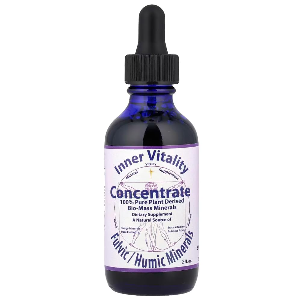 Innerlijke vitaliteit, concentratie, Fulvic/Humic mineralen, 2 fl oz