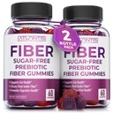Atlantis Nutrition Sugar Free Fiber Gummies voor volwassenen - 5G Fiber Supplement samengesteld met 5.4G Prebiotic Digestive Blend - Ondersteunt Gut Health & Promoot gezonde spijsvertering - 2-pack 120 Gummies