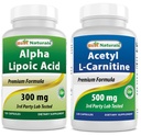 Best Naturals Alpha Lipoïnezuur 300 mg & Acetyl L-Carnitine 500 Mg