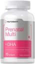 Horbäach Vrouwenprenatale multivitamine met DHA, ijzer- en foliumzuur 70 Softgels