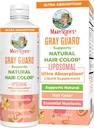MaryRuth Organics Gray Guard Liposomale, ondersteunt natuurlijke haarkleur, met koper & Pantothenic Acid, Heilige Basil & Traditionele Kruiden, Vitamine E & Vitamine B voor de algehele gezondheid, leeftijden 18+, 15,22 Fl oz