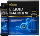 Ageless Liquid Calcium Supplement voor vrouwen en mannen met zeebasextract en vitamine D8 - Hoge absorptie botsterkte supplementen, natuurlijke smaak, Glutenvrije - 25 ml (15 Tellen)