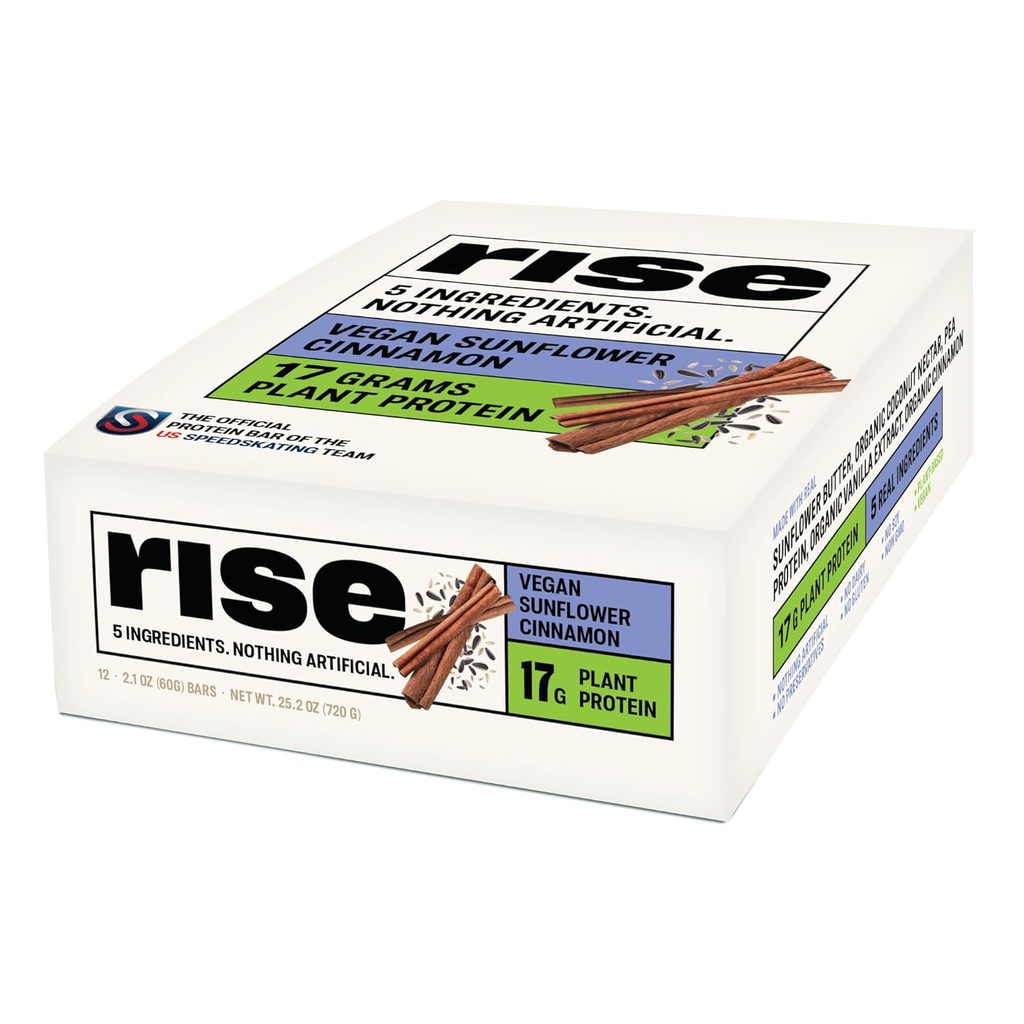 Rise Pea Protein Bar - Vegan Sunflower Kaneel 