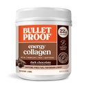 Bulletproof Dark Chocolate Energy Collageen Proteïne, 19.3 Ounces, Cafeïnevrije brandstof met vitamines en antioxidanten, Blend met Ginseng, Magnesium, Cordyceps Mushroom