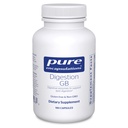 Encapsulations pures Digestion GB - Supplément enzymatique digestif - pour le soutien de la vésicule et la santé de la vésicule* - avec mélange de sels et d'enzymes digestives - sans gluten et sans OGM - 180 capsules