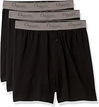 Organische handtekeningen Heren Boxers 100% Organisch Katoen, Zachte Boxers voor Mannen, 3-pack