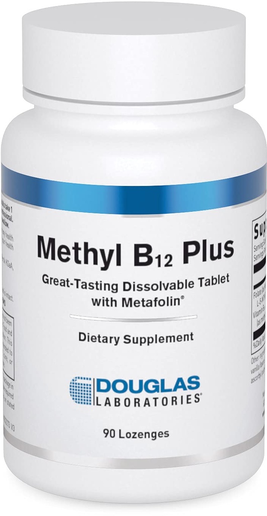 Douglas Laboratories Methyl B12 Plus Ondersteunt Metabolisme, Energie, Bloedcelproductie, Zenuwstelsel, en Hormonen*