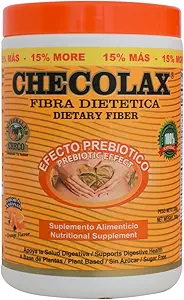 Notre fibre alimentaire allège la constipation naturellement, soutient la régularité, le dégel et la santé gorgée, sans sucre, non-OGM, à base végétale - boost de fibre essentielle, orange (10,5 oz)
