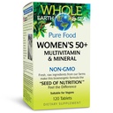 Facteurs naturels Terre et mer entières 50+ Multivitamines et minéraux pour femmes, 1 portion contient de la nutrition équivalente à 1⁄2 lb de légumes, 120 comprimés