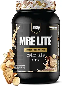 REDCON1 MRE Lite Whole Food Proteine Powder, Juniors, Raspberry Swirl Cheesecake - Low Carb, Wei Gratis Maaltijd Vervanging met dierlijke proteïne Blends - Eenvoudig te Digest Supplement met MCT Oil (30 Serves)