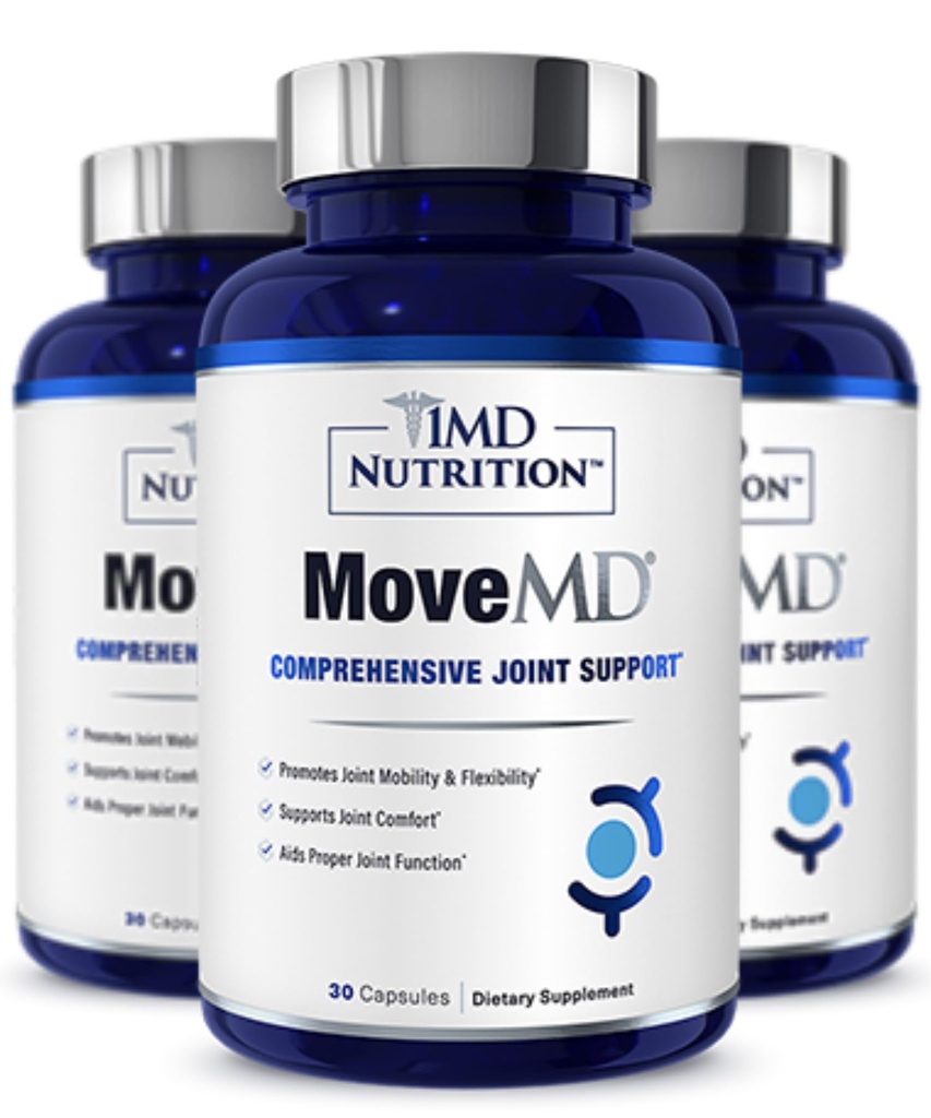 1MD Nutrition MoveMD - Joint Health Supplement - Doctor Geformuleerd met Collageen, Astaxanthine, en nog veel meer