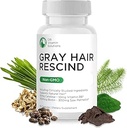 DR Vitamine Solutions Cheveux gris rescindés avec Catalase - Antivieillissement des cheveux, de la peau et des ongles Vitamines, Acide pantothénique, Acide folique 400mcg, Biotine 300mcg, Saw Palmetto pour hommes et femmes