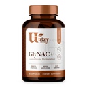 Supplément GlyNAC+ Utzy Naturals $ 1000mg de Glycine & NAC (N-acétyl cystéine) $ avec vitamine B2 Cofacteur pour la production de glutathion $ 90 Capsules