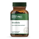 GAIA HERBS PRO Rhodiola - Supplément de soutien énergétique - Supplément de soutien adaptogène avec extrait de racine de Rhodiola - Vegan sans gluten sans soja - 60 capsules de Phyto (30 portions)