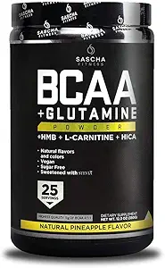 SASCHA FITNESS BCAA 4:1:1 + Glutamine,HMB,L-Carnitine, HICA 