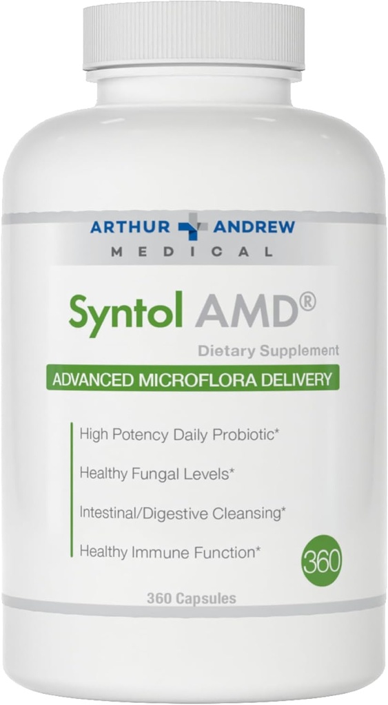 Arthur Andrew Medical, Syntol, 3-in-1 Formule met Probiotica, Prebiotic Fiber & Gist Cleansing Multi-Enzymes, 360