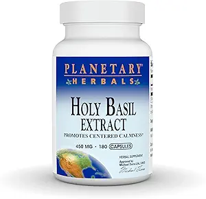 PLANETAIRE KRUIDEN Heilige Basil Extract, bevordert gecentreerde rust, 180 Tel.