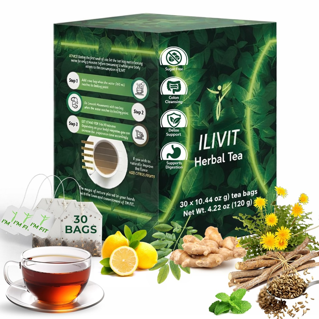 Ilivit Biologische Colon Cleanser & Detox Tea 