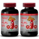 pilules d'amélioration masculine augmenter la taille - MAKE MY PEPPER BIG - NATURAL MALE ENLARGEMENT, Maca, L-Arginine, pilules Longjack, amélioration de performance masculine, tongkat ali pour les hommes, pilules de libido masculine, 2 Bot 120 Caps
