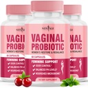 NIEUWE AGE Vaginale Probiotica voor vrouwen met prebiotica, Cranberry Extract, en een Lactobacillus Probiotic Blend, Ondersteunt gezonde pH-balans, Odor Control, Vaginale Flora - 180 Capsules