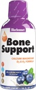 Bluebonnet Voeding Liquid Bone Ondersteuning Calcium citraat, Magnesium citraat, Vitamine D3, K2, voor Bone Health, Non GMO, Glutenvrij, Sojavrij, melkvrij, koosjer, 32 Servers, Blueberry Flavor, 16 Fl Oz (pakket van 1)