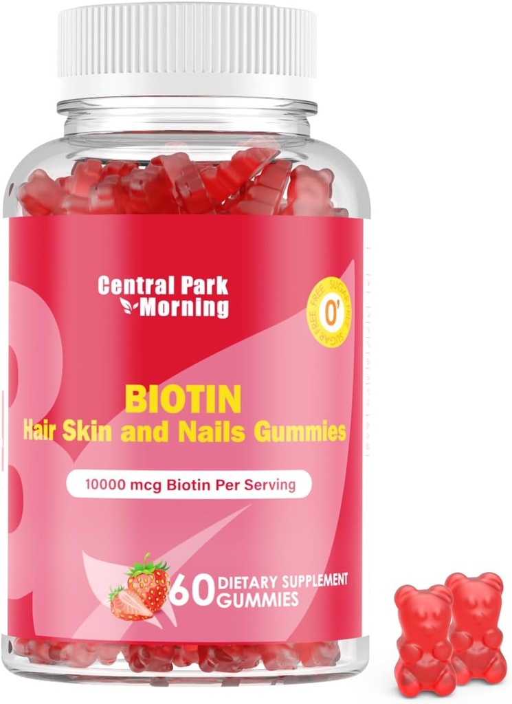 Biotine Gummies voor haar, huid en nagels
