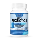ZEBORA Probiotica voor mannen 100 miljard CFU - Probiotica voor de spijsvertering van de gezondheid, Mannen Probiotica Supplement, Prebiotica & Enzymen, voor Prostaat Gezondheid met Saw Palmetto 