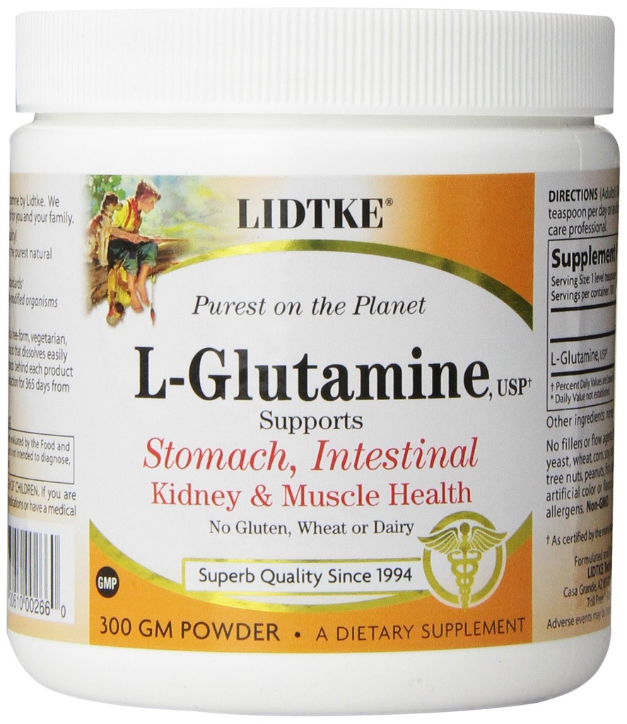 Lidtke Technologies L-Glutaminepoeder, 300 Gram