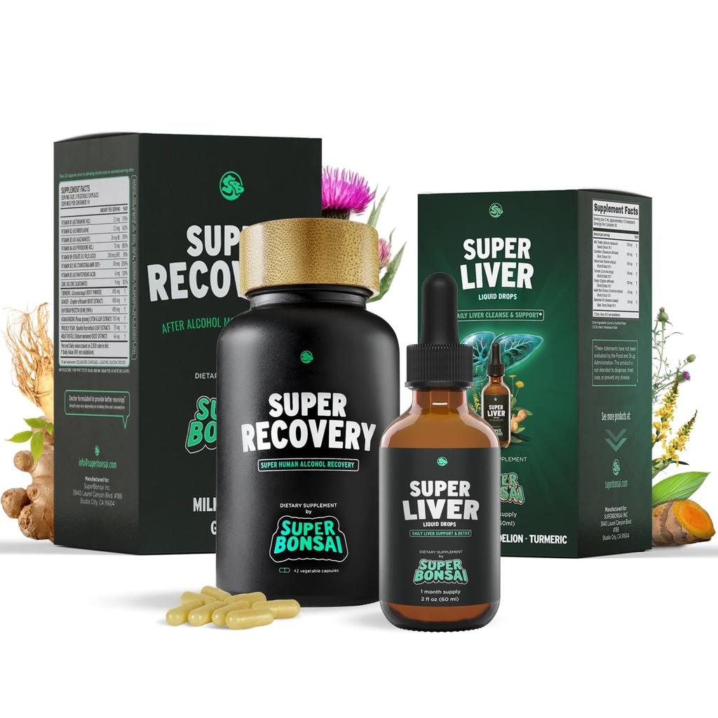 Super Recovery & Super Liver Bundle - Tout le foie naturel nettoyer la désintoxication et la réparation