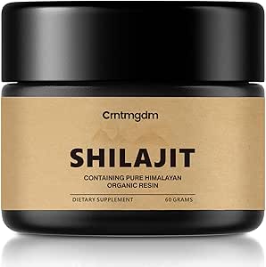 Shilajit Pure Himalaya Organic Shilajit Resin met 85+ Humic Acid, Trace Minerals, en Fulvic Acid, Krachtige Shilajit Gel voor mannen en vrouwen, Premium Enhancer voor Energie en Immune Ondersteuning, 60g