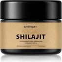 Shilajit Pure Himalaya Organic Shilajit Resin met 85+ Humic Acid, Trace Minerals, en Fulvic Acid, Krachtige Shilajit Gel voor mannen en vrouwen, Premium Enhancer voor Energie en Immune Ondersteuning, 60g
