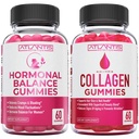 Atlantis Nutrition Hormonal Balance PMS Relief 60 Gummies + Collageen 60 Gummies