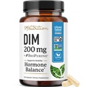 Supplément DIM 200 mg (120 Ct) Exclusion de l'équilibre œstrogène pour les femmes et les hommes Exclusion de l'équilibre hormonal, suppléments hormonaux à l'acné, ménopause, antioxydant et support PMS Exclusion non-OGM, végétalien, sans soja Supply de 4 mois