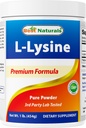 Best Naturals Lysine Powder, 1 pond - 100% zuiver (1 LB (verpakking 1))
