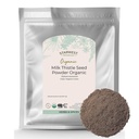 Starwest Botanicals Biologische Milk Thistle Seed Powder - Ground Milk Thistle for Tea & Cooking, Mix in Juice, Add to Smoothies, Havermout, & Yogurt, Certified Kosher, Non-GMO - Bulk 1 lb Bag