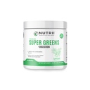 Organic Green Immunity Superfood Powder - Verzacht spijsvertering, verhoogt gezonde vitaliteit en energie. Fast Acting Formula met Probiotica, Enzymen, Kurkuma en Ashwagandha (30 Servings Lemon-Mint)