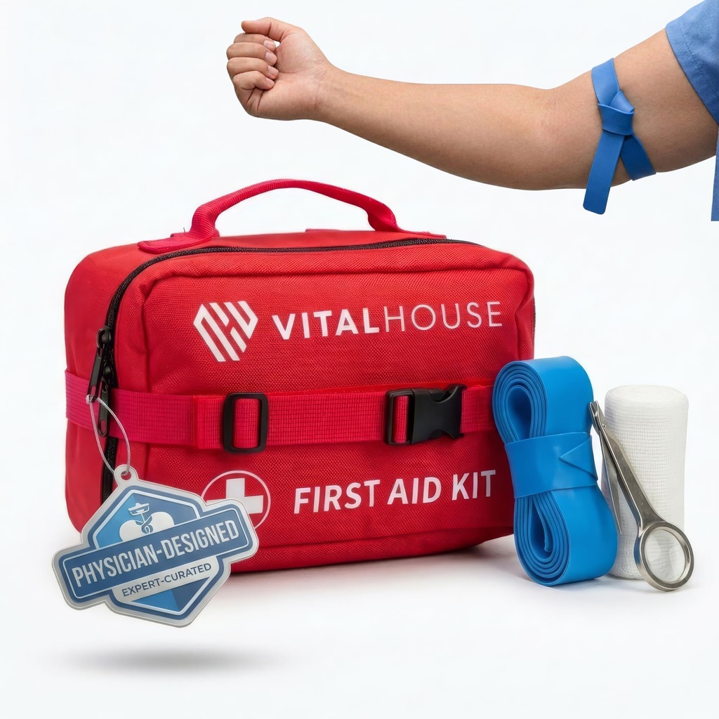 346 Piece First Aid Kit Survival - Professionele waterdichte Trauma Medical Kit voor noodgevallen, Ideaal voor thuis, kantoor, auto, reizen, buiten, kamperen, wandelen - draagbare noodzak