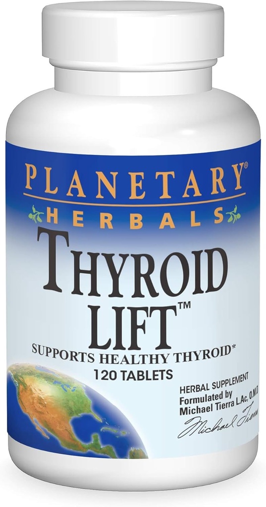 Comprimés de levage thyroïde à base de plantes planétaires, 120 comtes