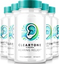 NutraRize (5 Pack) ClearTone Acouphènes, pilules à tons clairs pour l'audition, supplément de pilules à tons clairs pour la santé globale de l'oreille, capsules officielles de soutien auditif, ClearTones Review (300 Capsules)