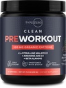Type Zero Clean Pre Workout (11.3 oz, Fruit Punch) + Beetwortel + L-Arginine + L-Citrulline, 2G Arginine, L-Citrulline Malate, Beta A, Suikervrij, Biologische Cafeïne Voorbewerking voor mannen en vrouwen
