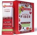 Suikervrije Kiwi Aardbei Flavored Psyllium Husk, 24 Fiber Packets