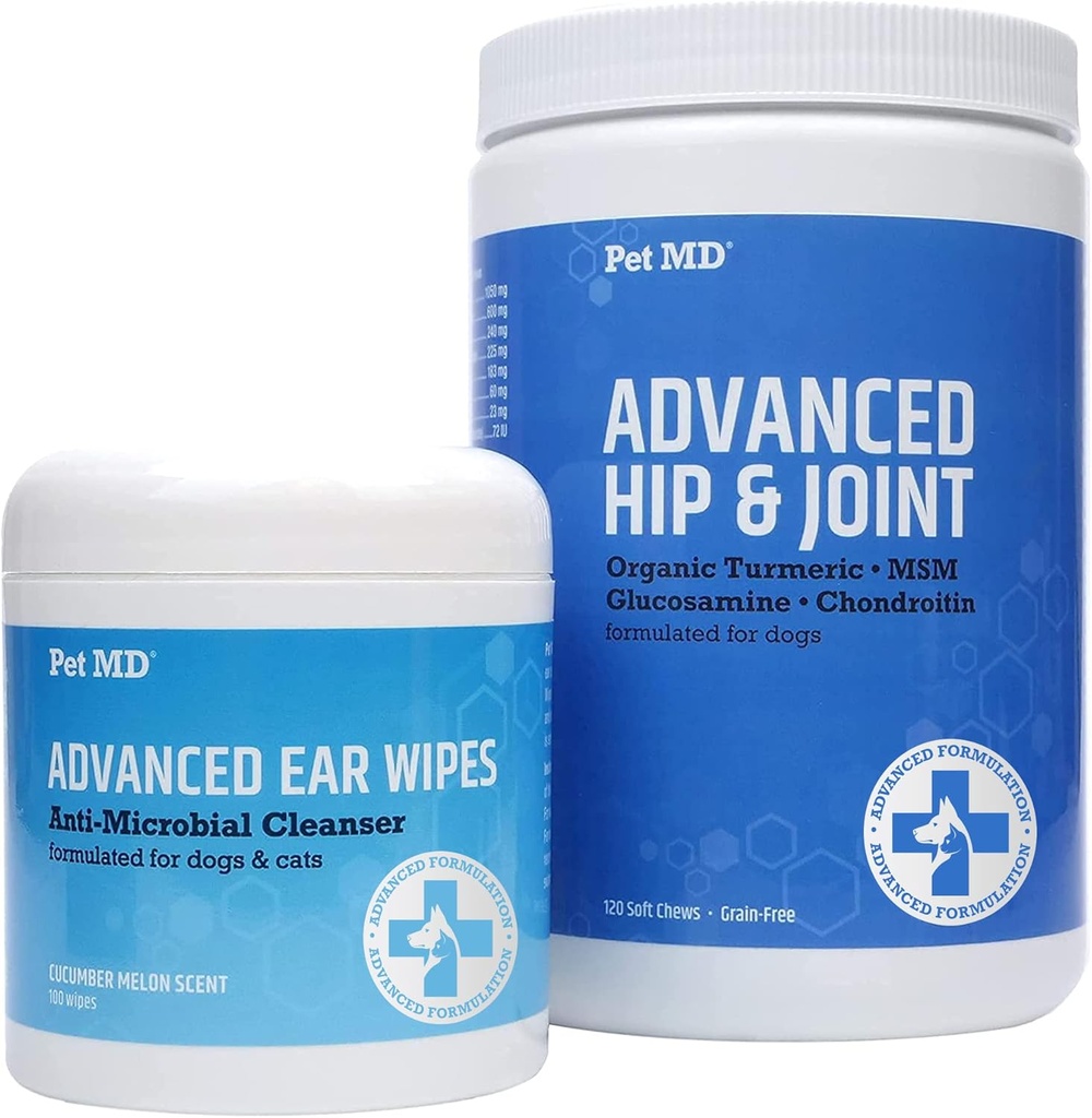 Huisdier MD Advanced Oordoekjes + Advanced Hip & Gezamenlijk