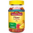 Nature Made Fiber 6 g, Dieetsupplement voor spijsverteringsverzorging ondersteuning, 90 Fiber Gummies, 30 dagen levering