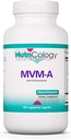 Nutricologie MVM-A Supplément - Multivitamine pour les hommes et les femmes, avec Fer, Vitamines quotidiennes, pour les adultes, Haute puissance, Biodisponible, Capsules végétariennes - 180 Compte