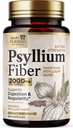Psyllium Husk Capsules 1500 mg - Natural Fiber Supplement Pillen, Dagelijkse spijsvertering, Colon Health, & Regularity Support, Plant Based Psyllium Husks Powder Caps, Vegan, Non-GMO - 180 Veggie Capsules