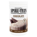 Natures Plus SPIRU-TEIN, Chocolate - 1,05 lb - Plant-Based Proteine Shake - Non-GMO, Vegetarisch, Glutenvrij - 17 Totaal