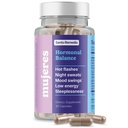 Santo Remedio Hormonal Balance, Dieetsupplement, Verlichting voor Menopauze Symptomen, Helpt verminderen Hot Flashes, Nacht Sweats, en Mood Swings, Klinisch bewezen Ingrediënten, Hormone-Free, 30 Servers