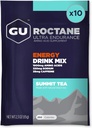 GU Energy Roctaan Ultra Endurance Energy Drink Mix, Vegan, Glutenvrij, Kosher, en Dairy-Free n-the-Go Energie voor elke training, 10 Single-Serving Packets, Summit Tea